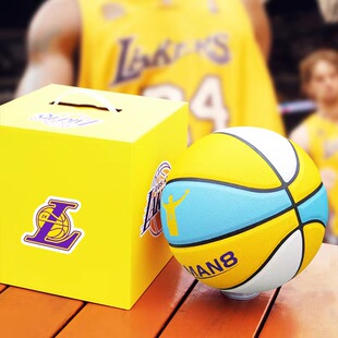 三环球星礼盒款篮球 科比黑曼巴库里詹姆斯字母哥7号PU礼物lanqiu