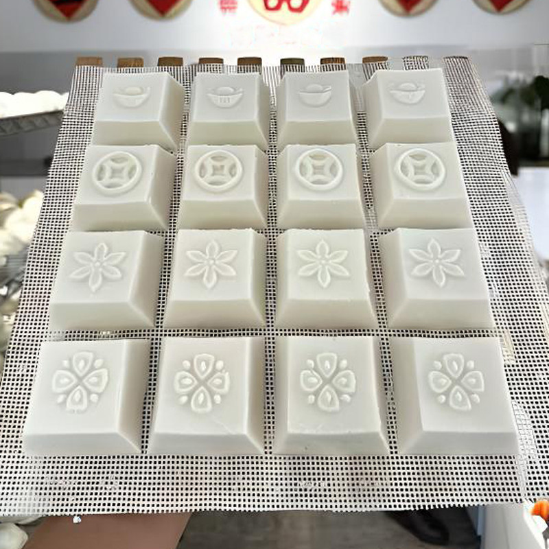 安徽省安庆太湖特产状元糕传统特色美食方块米糕粗粮口感微甜糕点