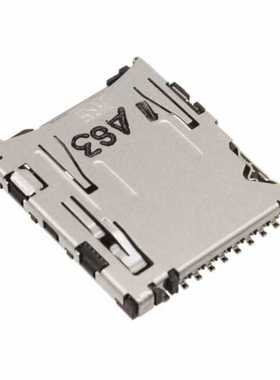 HRS广濑原装microSD外焊内存卡座TF卡槽10P双卡点 DM3AT-SF-PEJM5