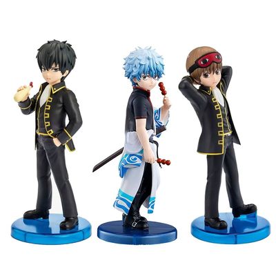 万代 Adokenette 银魂坂田银时 土方十四郎 冲田总悟手办摆件现货