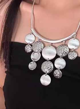 小众夸张中式颈链复古民族新款