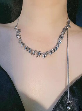 其他金属蛇骨链女流苏项链