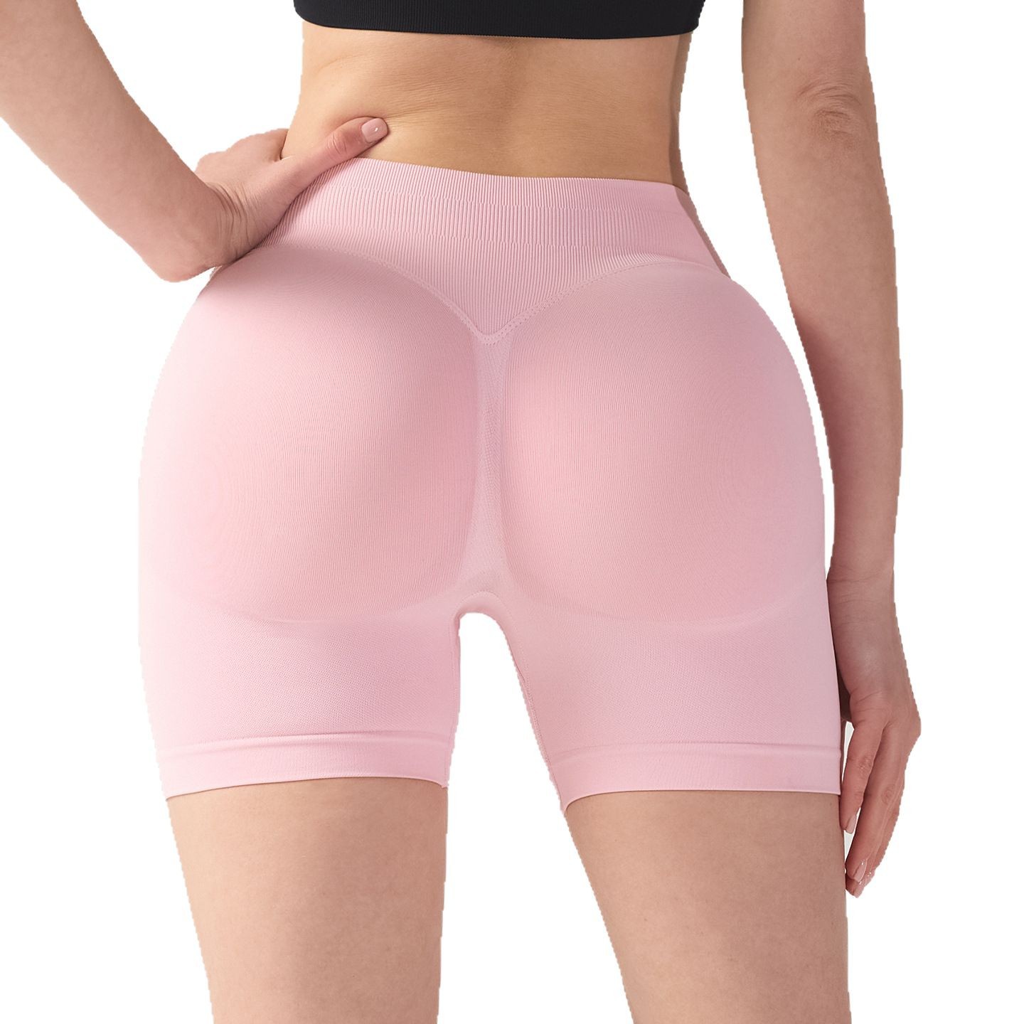 High elasticity hip lifting fitness yoga shorts高弹瑜伽短裤