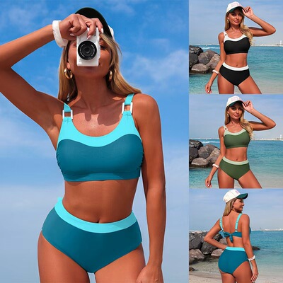 2026 nuevo bikini deportivo femenino de baño dividido泳衣