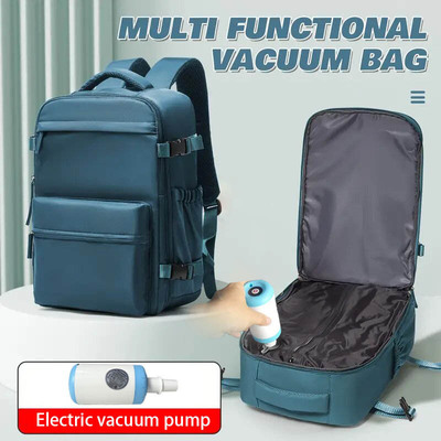 Vacuum compression backpack, business computer bag电脑包