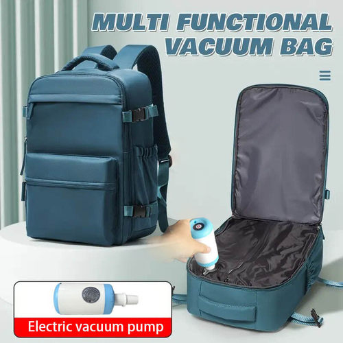 Vacuum compression backpack, business computer bag电脑包