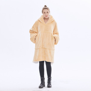 women American double hoodie宽松卫衣 European layered and