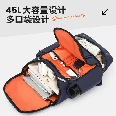 Large capacity sports travel dry wet separation backpack背包