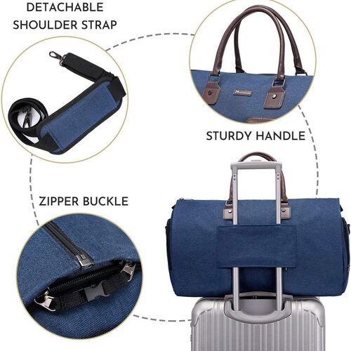 men's portable travel bag with large capacity luggage bag