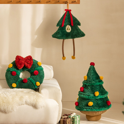 Christmas ornament plush door hanging bell Christmas gift