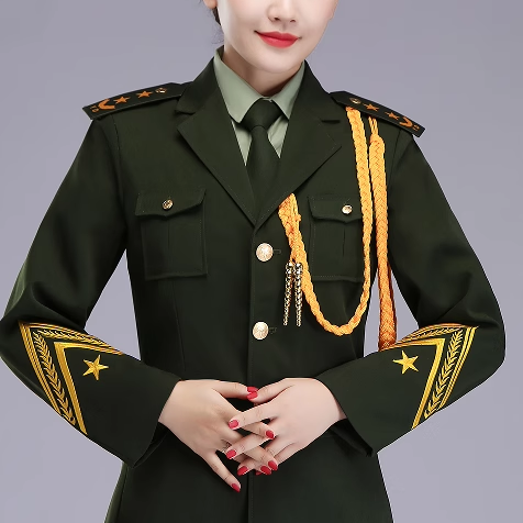 军鼓队套装女款打鼓演出服装锣鼓队军乐队演出服红白喜事春装男女