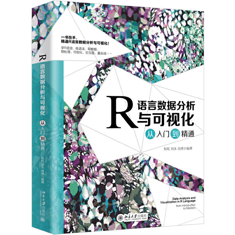2020新书 R语言数据分析与可视化从入门到精通 编程语言和环境 数据分析数据可视化 R语言编程基础 计算机交互图 北京大学出版社