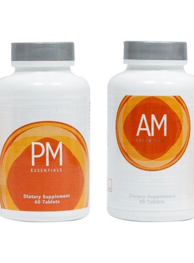 美国美商婕斯官网正品DNA修护早晚系列美商捷斯AM PM片剂AMPM套装