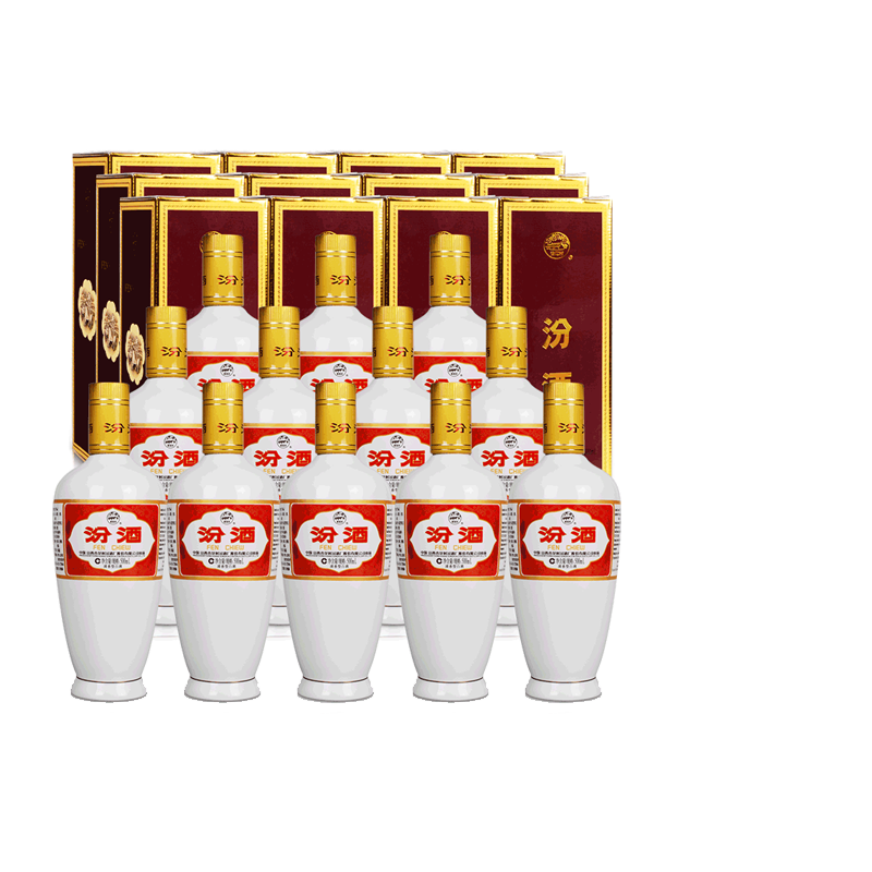 汾酒53度出口牧童盒瓷瓶汾酒500ML*12盒整箱杏花村清香型白酒