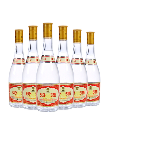汾酒53度玻汾475ml*6瓶黄盖汾