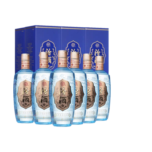 汾酒42度丝绸之路汾酒500ml*6瓶礼盒装山西杏花村清香型粮食白酒
