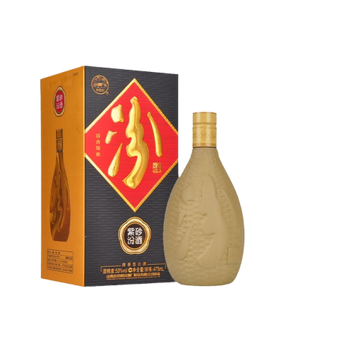 53度紫砂汾酒单瓶475ml