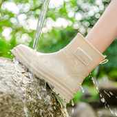 雨鞋 水鞋 女款 2026新款 短筒雨靴时尚 冬季 厨房成人防滑防水耐磨胶鞋