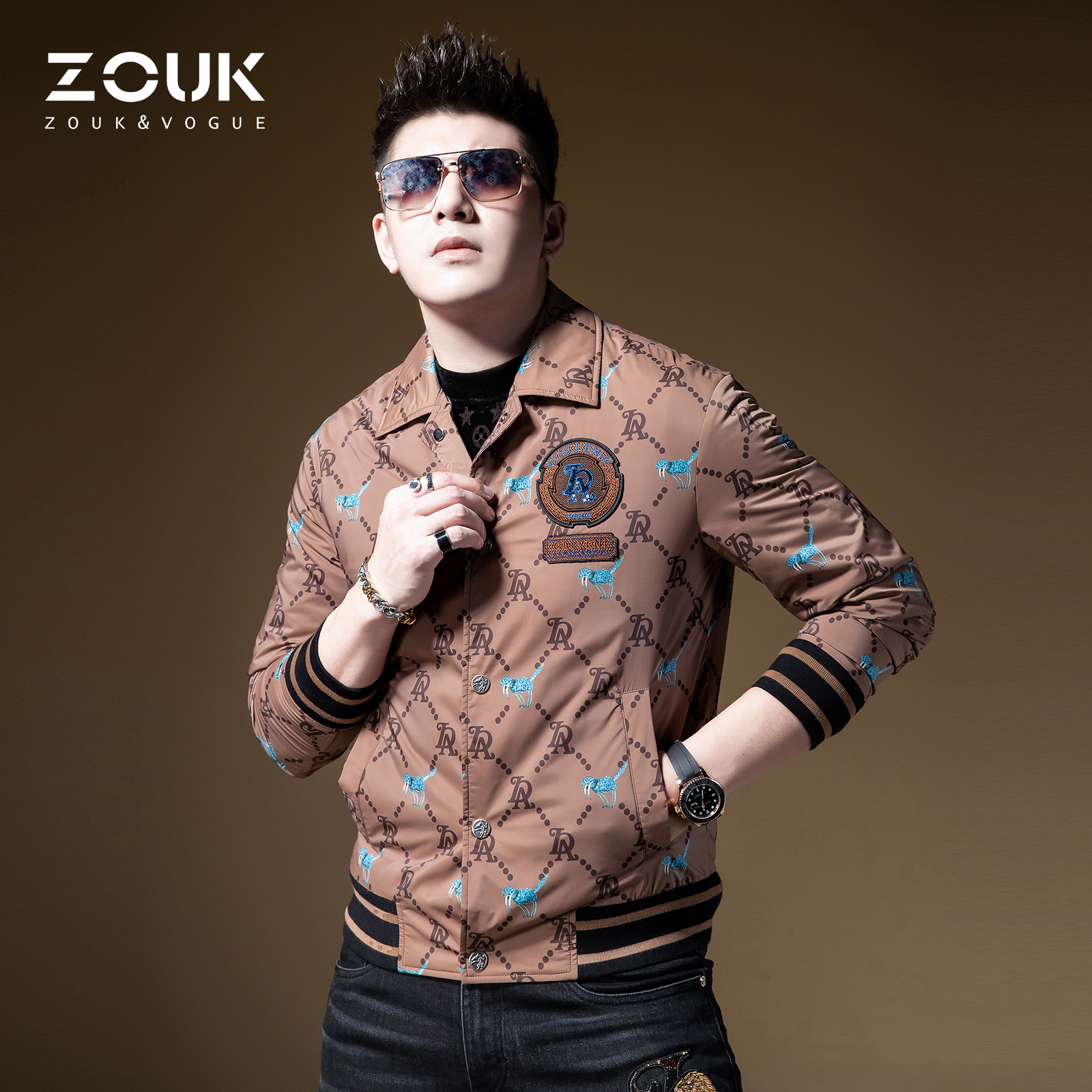 zouk教练夹克棉服2021年加厚