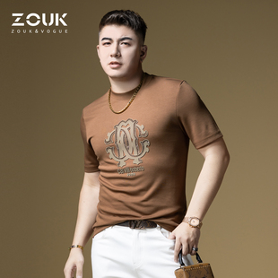 卫衣男2024新款 男士 ZOUK欧货短袖 潮牌字母重磅厚款 打底衫 圆领秋季