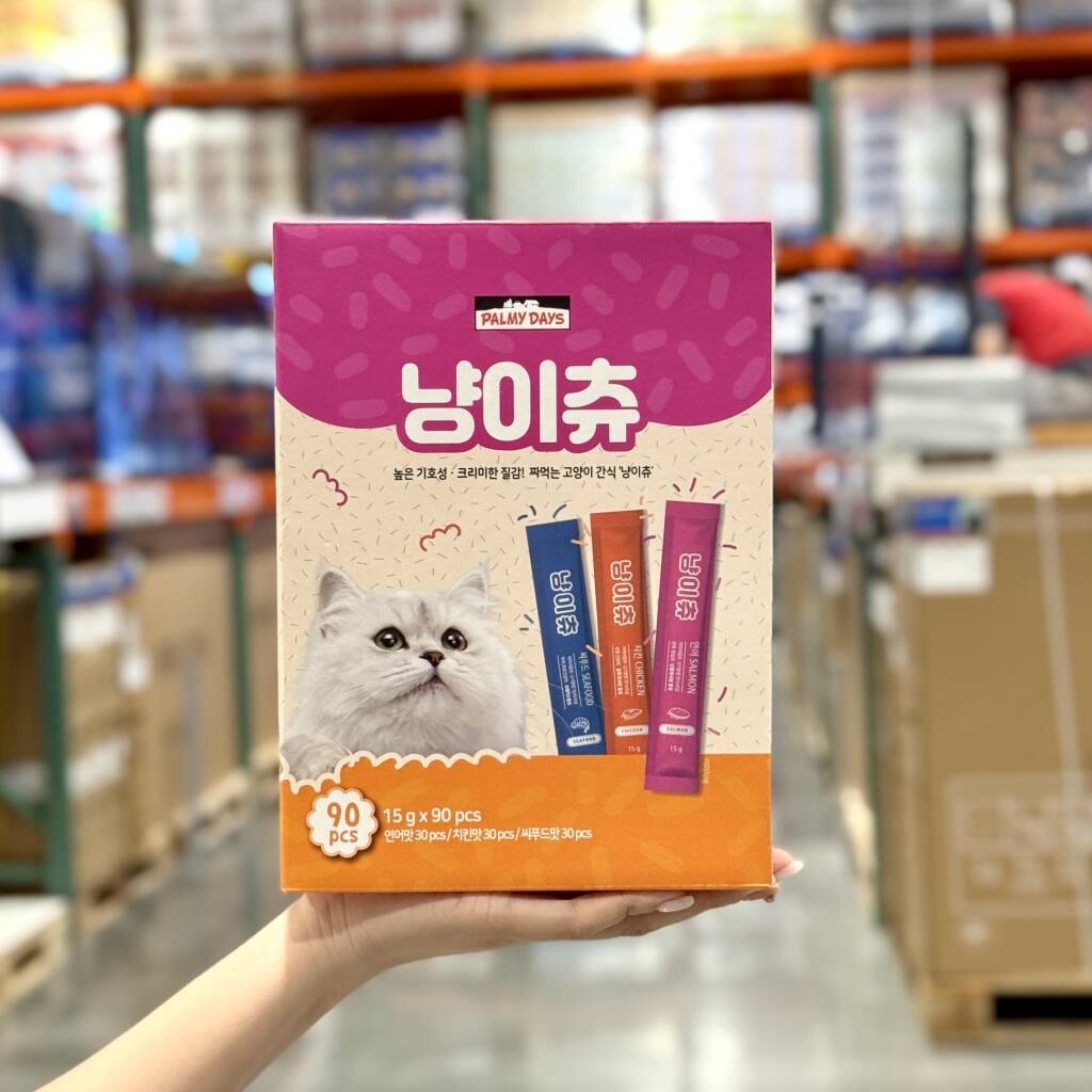 Costco代购帕美德猫条90条成幼猫咪鸡肉三文鱼主食条营养补充