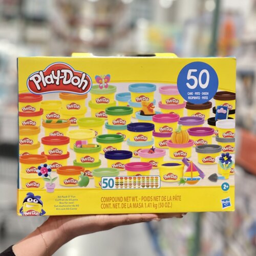 playdoh橡皮泥彩泥彩色粘土50罐