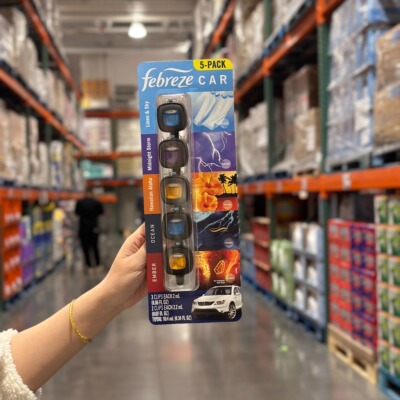 costco febreze宝洁汽车出风口香水车载去臭香薰2ml*5个 包邮