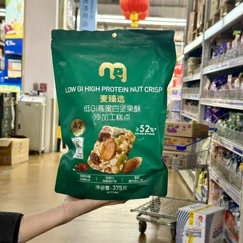 麦臻选低GI高蛋白坚果酥375g