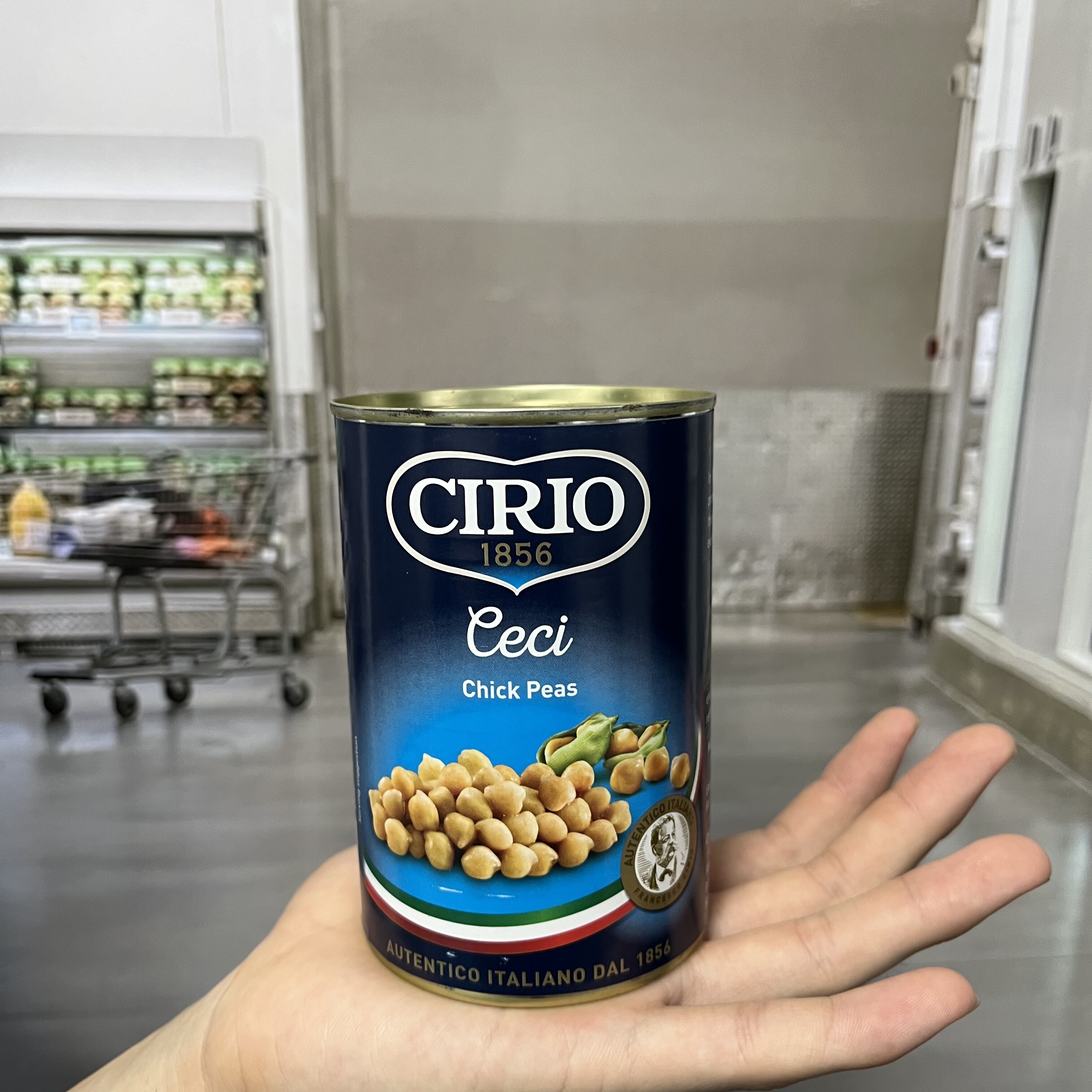 正品代购茄意殴鹰嘴豆400g意大利进口家用厨房豌豆豆类罐头
