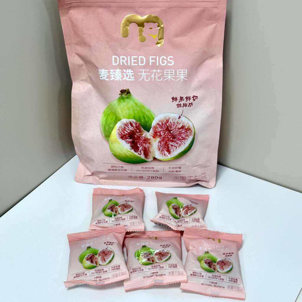 麦德龙代购麦臻选无花果干无添加糖干果孕妇休闲小零食解馋水果干