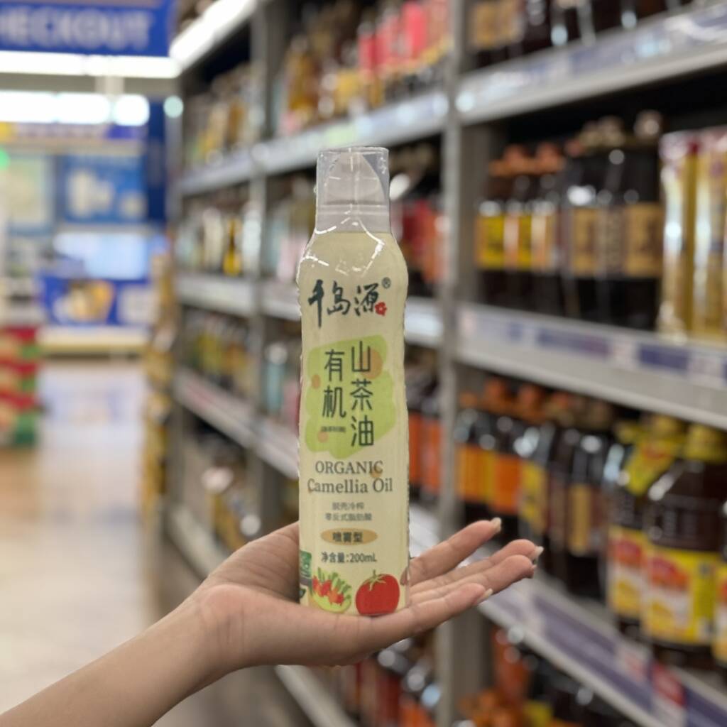 麦德龙代购千岛源有机山茶油200ml家用炒菜健康营养食用油瓶装