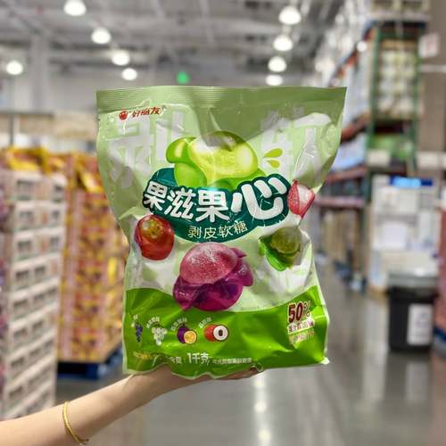 好丽友果滋果心水果味软糖橡皮糖