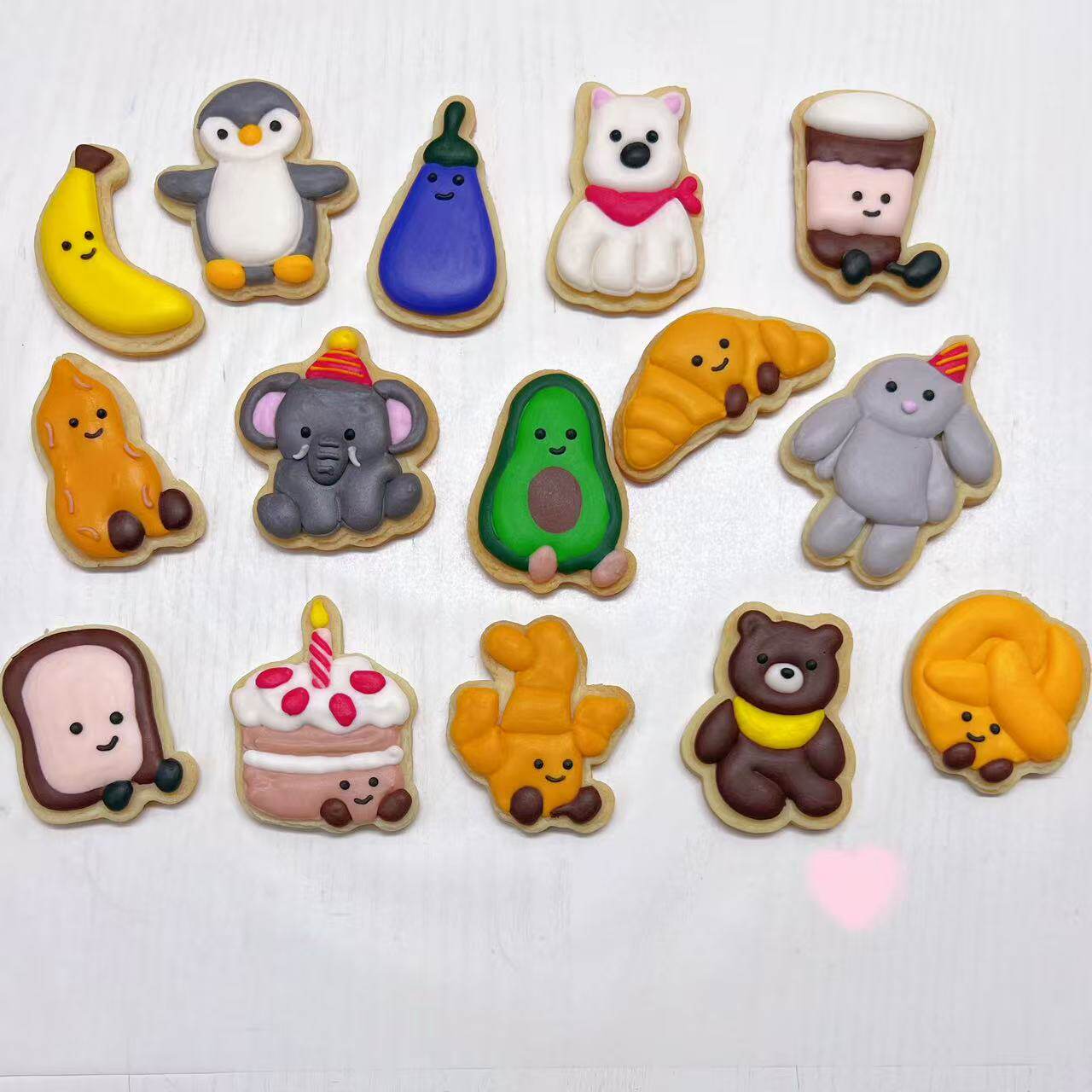 Jelly Cat卡通糖霜饼干小朋友伴手礼礼盒纪念品幼儿园小学