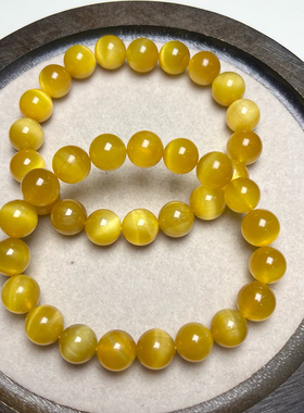 木与海天然金虎眼女款手链