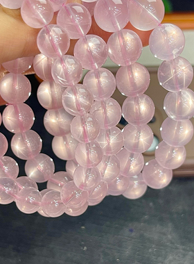 天然星光粉水晶手链单圈淡粉手串女温柔百搭送闺蜜女友礼物1