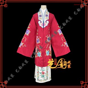 戏曲仿手绣女披戏剧京剧青衣花旦女褶子越剧黄梅戏旦角小姐女对披