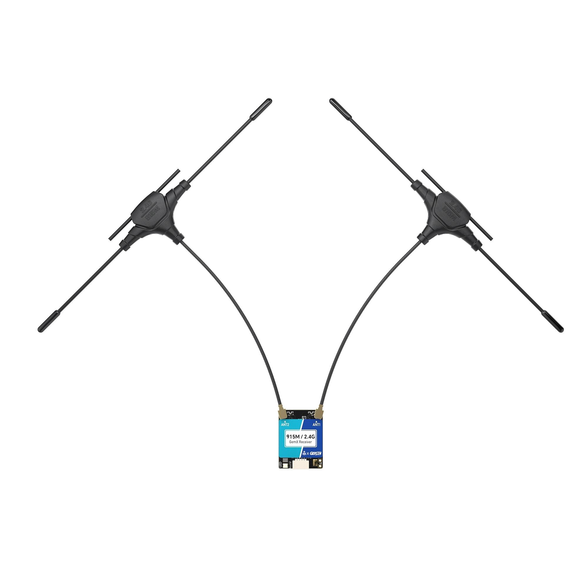 GEPRC915M/2.4G双子座双频接收机