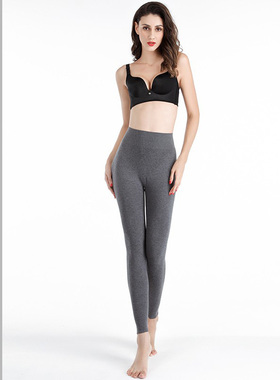 金棒棰羊毛裤女高腰收腹提臀 3106H精纺针织中厚弹力保暖打底毛裤