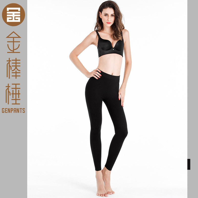 金棒棰女超薄修身显瘦羊毛打底裤