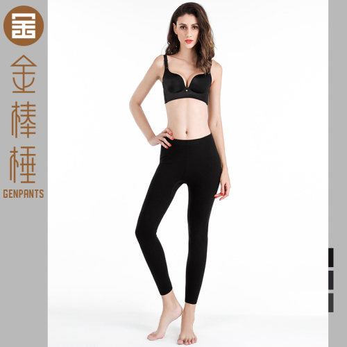 金棒棰女加厚弹力羊毛保暖裤