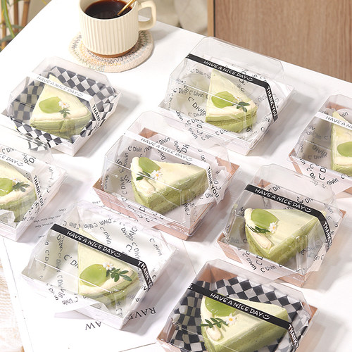 3寸4寸切块千层蛋糕盒加高打包盒