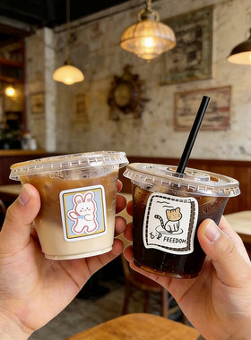 迷你饮料杯拿铁咖啡杯子奶茶杯