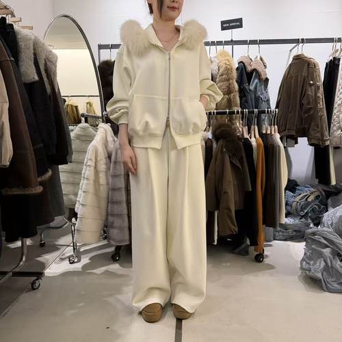 爱情的模漾  韩国代购  PD139（underkey）加絨休閒套裝