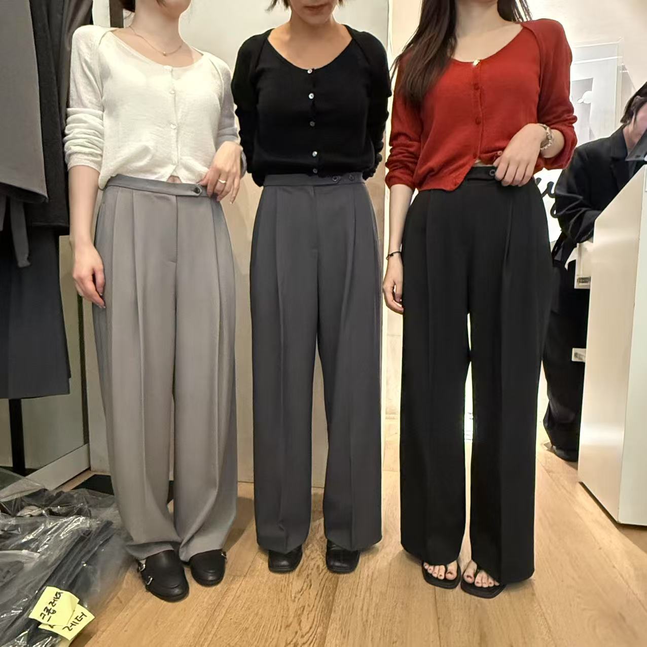 爱情的模漾  韩国代购  HB025R（ femme）後鬆緊褲子