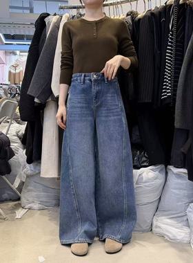 爱情的模漾  韩国代购  PB008（12illy）加絨喇叭牛仔褲