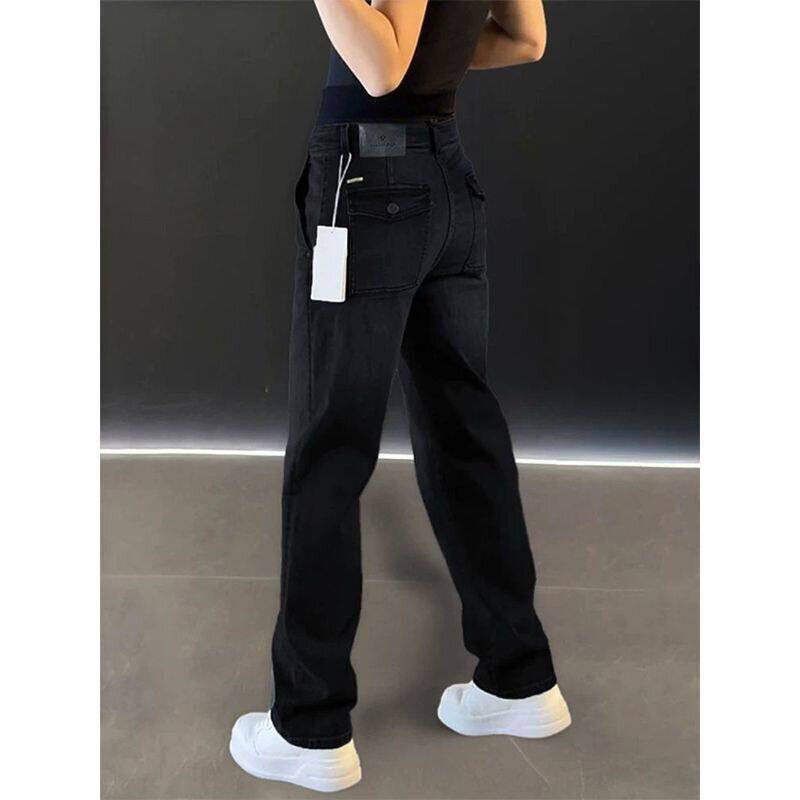 复古牛仔裤男士2026新款春秋款美式高街宽松直筒休闲男生春款裤子