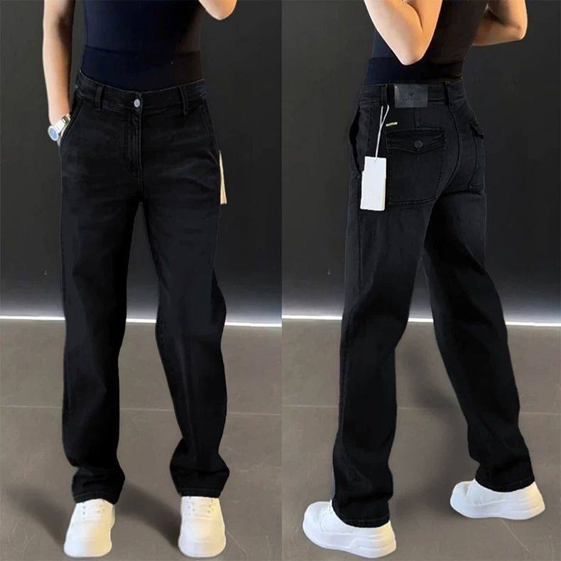 春秋牛仔裤男修身直筒弹力潮牌百搭2026新款春季男士休闲裤子男款,男装,牛仔裤,淘宝优惠券,粉丝福利购,淘宝优惠卷