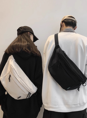 法国MlCANl KONS斜挎包男生休闲胸包女潮牌背包学生腰包单肩街头