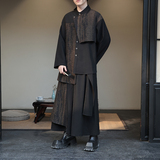 风G扎染新中式衬衫不规则拼接裙裤西裤套装TZ56-P170控198，男装西裤，电商A005-1