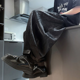 风B冰丝龙纹暗花九分裤男宽松裤长裤萝卜束脚裤K211-P68控88，男装休闲裤，电商A005-1